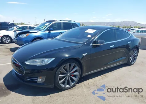 2014 Tesla Model S P85 z USA, uszkodzony, nr VIN 5YJSA1H19EFP36954